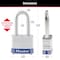 Master Lock Master Lock 1-9/16 in. W Steel Pin Tumbler Exterior Padlock, PK4 3QLF - alternate 5